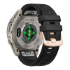 Tech-Protect Λουράκι ρολογιού από σιλικόνη για Garmin Fenix 5s / 5s Plus / 6s / 6s Pro / 7s / 8 / 9 / 9 Pro 43 mm, μαύρο