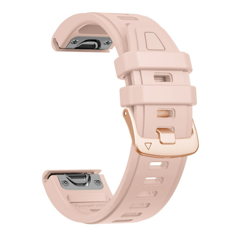 Tech-Protect Σιλικονούχο Λουράκι Ρολογιού για Garmin Fenix 5s / 5s Plus / 6s / 6s Pro / 7s / 8 / 9 / 9 Pro 43 mm, Σκούρο Ροζ