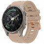 Tech-Protect Λουράκι ρολογιού από σιλικόνη για Garmin Fenix 5s / 5s Plus / 6s / 6s Pro / 7s / 8 / 9 / 9 Pro 43 mm, καρυδί