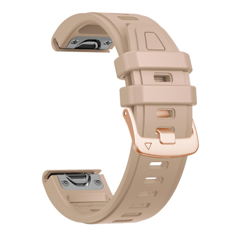 Tech-Protect Λουράκι ρολογιού από σιλικόνη για Garmin Fenix 5s / 5s Plus / 6s / 6s Pro / 7s / 8 / 9 / 9 Pro 43 mm, καρυδί