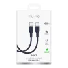 Καλώδιο Puro Icon 60W USB-C σε USB-C 1.5 m, Μπλε Ναυτικό