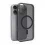 Θήκη σιλικόνης Puro Daylight MagSafe για iPhone 17, διαφανές μαύρο