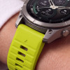 Tech-Protect Σιλικονούχο Λουράκι Ρολογιού για Garmin Fenix 5 / 6 / 6 Pro / 7 / 8 / 8 Pro / E / 9 / 9 Pro 47 mm, Volt Lime
