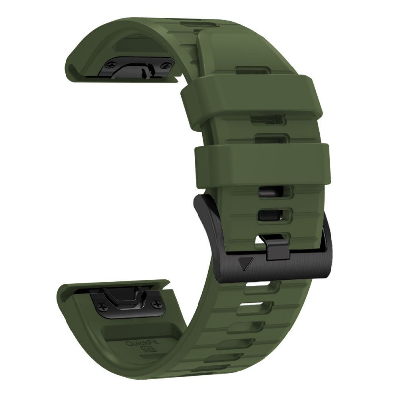 Tech-Protect Λουράκι ρολογιού από σιλικόνη για Garmin Fenix 5 / 6 / 6 Pro / 7 / 8 / 8 Pro / E / 9 / 9 Pro 47 mm, Military Green
