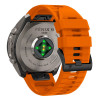 Tech-Protect Σιλικονούχο Λουράκι Ρολογιού για Garmin Fenix 5 / 6 / 6 Pro / 7 / 8 / 8 Pro / E / 9 / 9 Pro 47 mm, Signal Orange