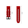 Tech-Protect Σιλικονούχο Λουράκι Ρολογιού για Garmin Fenix 5 / 6 / 6 Pro / 7 / 8 / 8 Pro / E / 9 / 9 Pro 51 mm, Crimson Red
