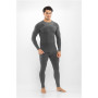 Viking Altis Man Set ανδρικό σετ εσώρουχων merino, μαύρο, M