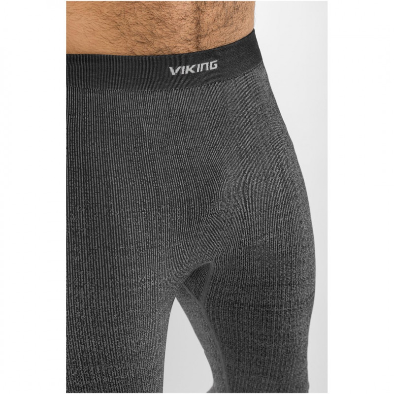 Viking Altis Man Set ανδρικό σετ εσώρουχων merino, μαύρο, M