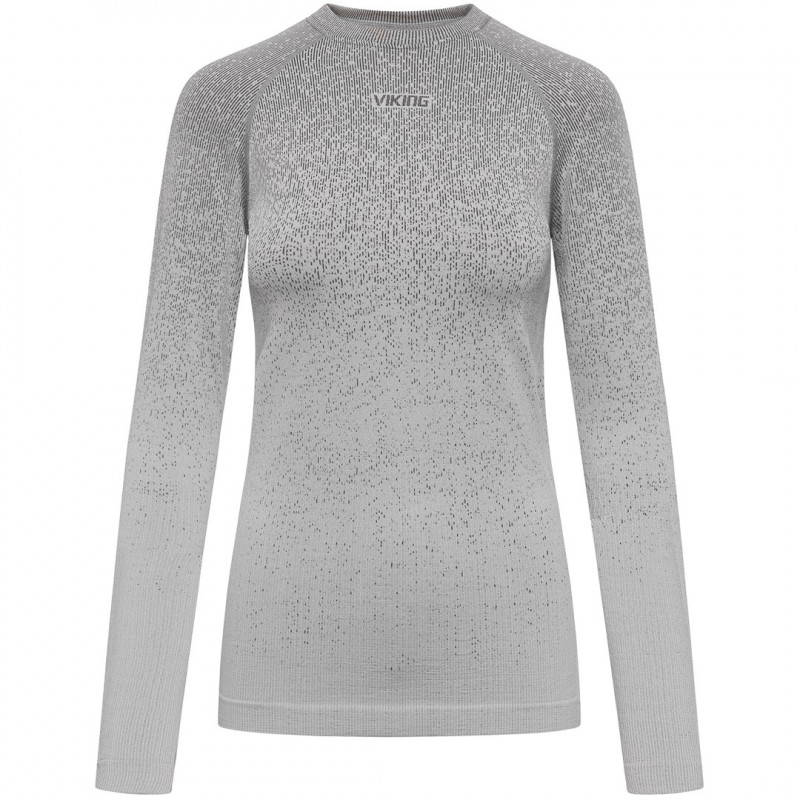 Viking Altis Lady Set γυναικείο σετ εσώρουχων merino, γκρι, S