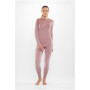 Viking Altis Lady Set γυναικείο σετ θερμικής βάσης merino, ροζ, L