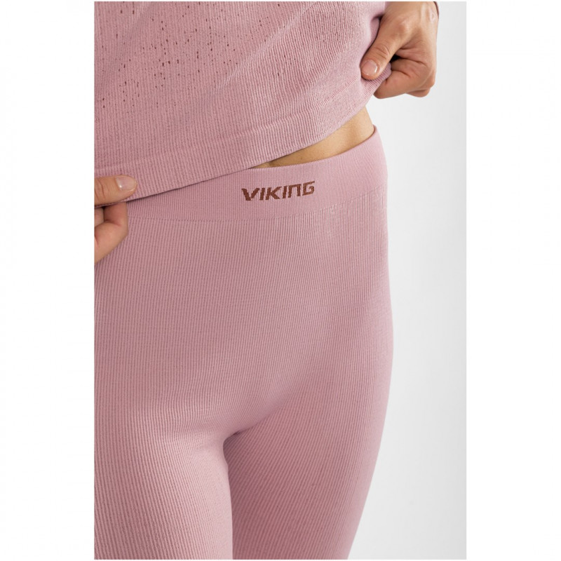 Viking Altis Lady Set γυναικείο σετ θερμικής βάσης merino, ροζ, L