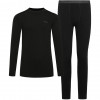 Viking Meriboo Man Set ανδρικό σετ θερμικής βάσης merino, μαύρο, M