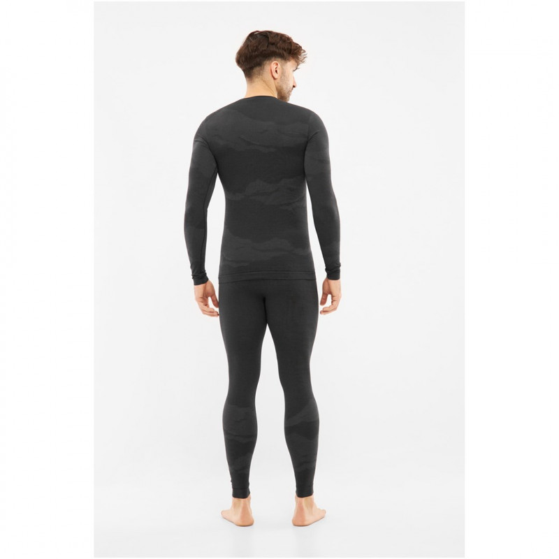 Viking Meriboo Man Set ανδρικό σετ merino εσώρουχων, μαύρο, XL