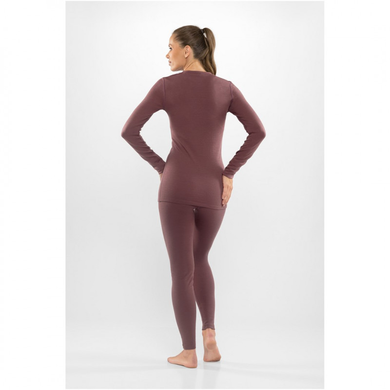 Viking Meriboo Lady Set Merino γυναικείο σετ εσώρουχων merino, ροζ, M