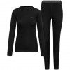 Viking Meriboo Lady Set Merino γυναικείο σετ εσώρουχων merino, μαύρο, M
