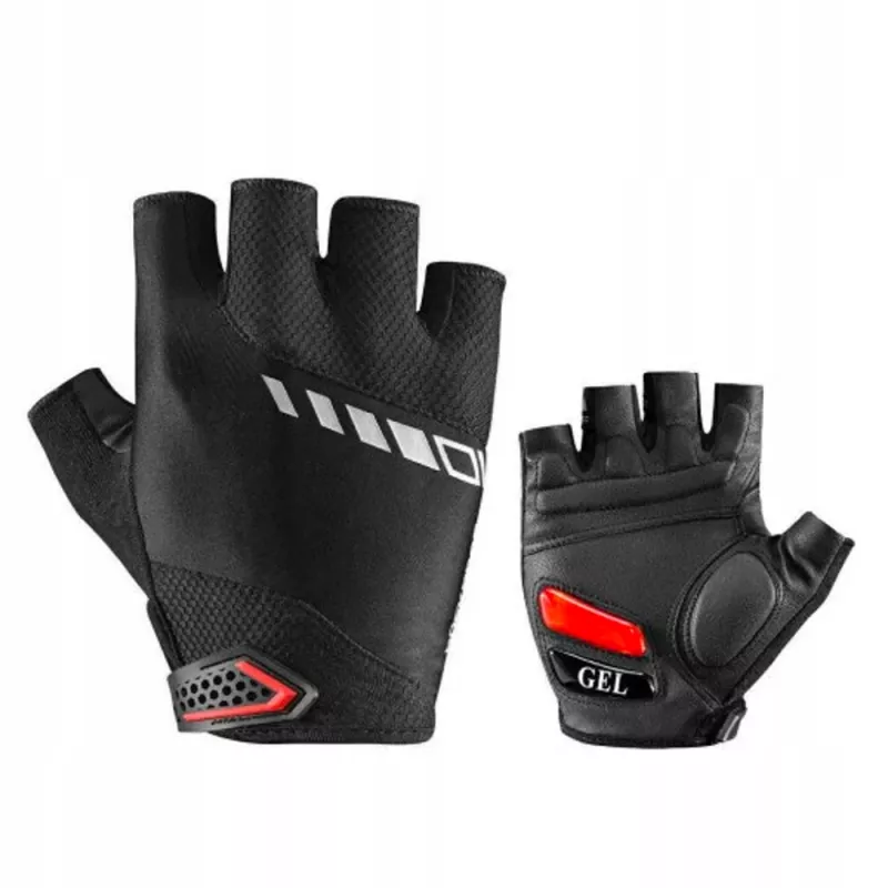 Γάντια ποδηλασίας Rockbros S143-BK με ένθετα gel, μέγεθος XXL, μαύρα