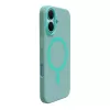 Θήκη σιλικόνης Puro Daylight MagSafe για iPhone 16, πράσινη