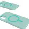 Θήκη σιλικόνης Puro Daylight MagSafe για iPhone 16, πράσινη