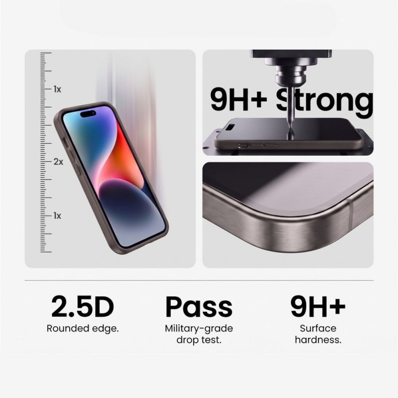 Tech-Protect Glass Fit+ Διαφανές Σκληρυμένο Γυαλί για Samsung Galaxy S26 FE (2 τεμ.)