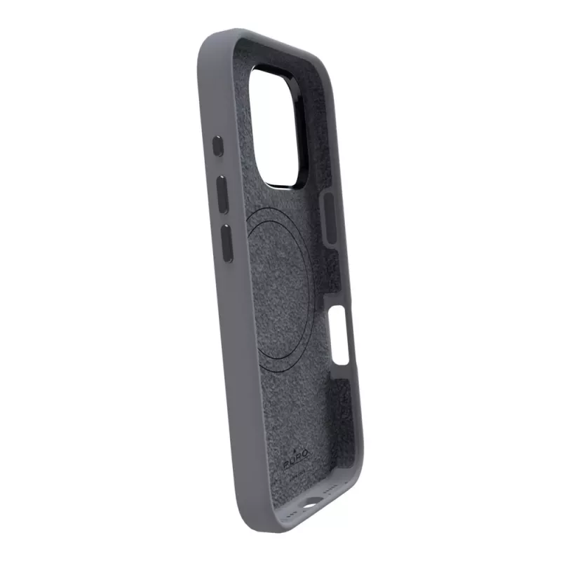 Θήκη σιλικόνης Puro Icon Mag Pro MagSafe για iPhone 16 Pro Max, σκούρο γκρι