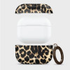 Θήκη Tech-Protect Lamano για Apple AirPods Pro 3 με καραμπίνερ, Exotic Touch (Μαύρο και Καφέ)