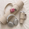 Θήκη Tech-Protect Lamano για Apple AirPods Pro 3 με καραμπίνερ, Flamingo Bloom (ροζ και μπεζ)