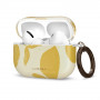 Θήκη Tech-Protect Lamano για Apple AirPods Pro 3 με καραμπίνερ, Lemon Haze (Κίτρινο και Λευκό)