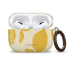 Θήκη Tech-Protect Lamano για Apple AirPods Pro 3 με καραμπίνερ, Lemon Haze (Κίτρινο και Λευκό)