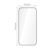 Tech-Protect Quick Set+ Ανθεκτικό Γυαλί για Apple iPhone 17 Pro / 18 Pro, Μαύρο (2 τεμ.)