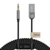Tech-Protect Ultraboost AU04 Προσαρμογέας Ήχου Bluetooth 6.0 με AUX 3.5 mm, Γκρι