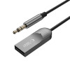 Tech-Protect Ultraboost AU04 Προσαρμογέας Ήχου Bluetooth 6.0 με AUX 3.5 mm, Γκρι