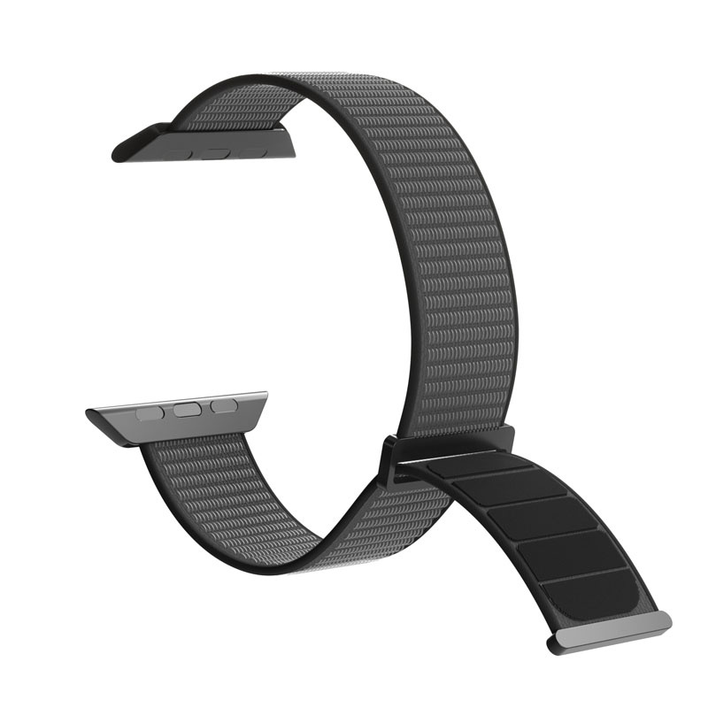 Puro Nylon Sport Strap PUR643 για Apple Watch 40/41/42 mm, Μαύρο