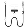 Tech-Protect C10S Rope Σετ Λουριών για Τηλέφωνο Crossbody & Καρπού, Μαύρο/Titanium