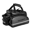 Rockbros A6-6 Τσάντα ποδηλάτου για πίσω σχάρα, 35 l, με αναδιπλούμενες τσέπες, μαύρη