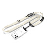 Tech-Protect C9S Rope Crossbody Λουρί Τηλεφώνου, Νάιλον, 91–140 cm, Desert Beige