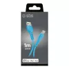 SBS TECABLEUSBIP589A Καλώδιο USB-A σε Lightning, 1 m, Μπλε