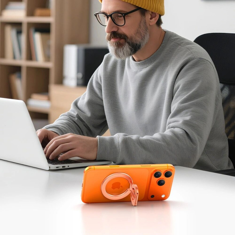Tech-Protect MMR400 Lamano Μαγνητικό Δαχτυλίδι Τηλεφώνου MagSafe, Ροζ Χρυσό