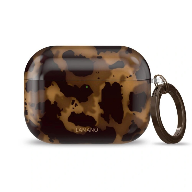 Θήκη Tech-Protect Lamano για Apple AirPods Pro 3, Μαύρη και Καφέ