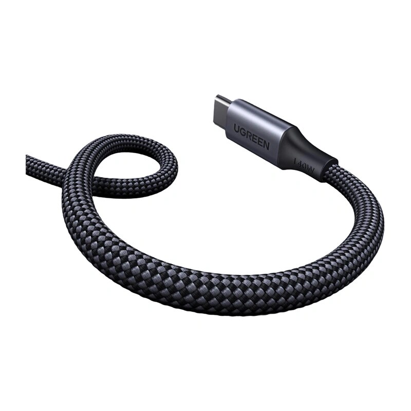 Καλώδιο USB-C 2 σε 1 UGREEN L533, USB-C σε 2x USB-C PD 140W, 2 m, μαύρο