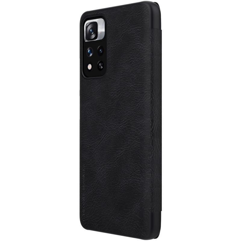 [CR] Nillkin Θήκη Qin για Xiaomi Mi 11i HyperCharge / Redmi Note 11 Pro (China), Μαύρη (επιστροφή πελάτη)