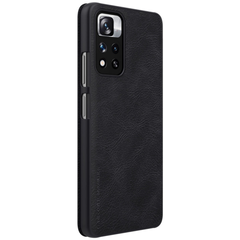 [CR] Nillkin Θήκη Qin για Xiaomi Mi 11i HyperCharge / Redmi Note 11 Pro (China), Μαύρη (επιστροφή πελάτη)