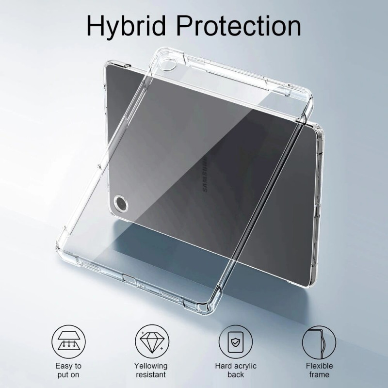 Θήκη tablet Tech-Protect FlexAir για Samsung Galaxy Tab A9 / A11 8.7 (X110 / X115 / X133 / X135), διάφανη