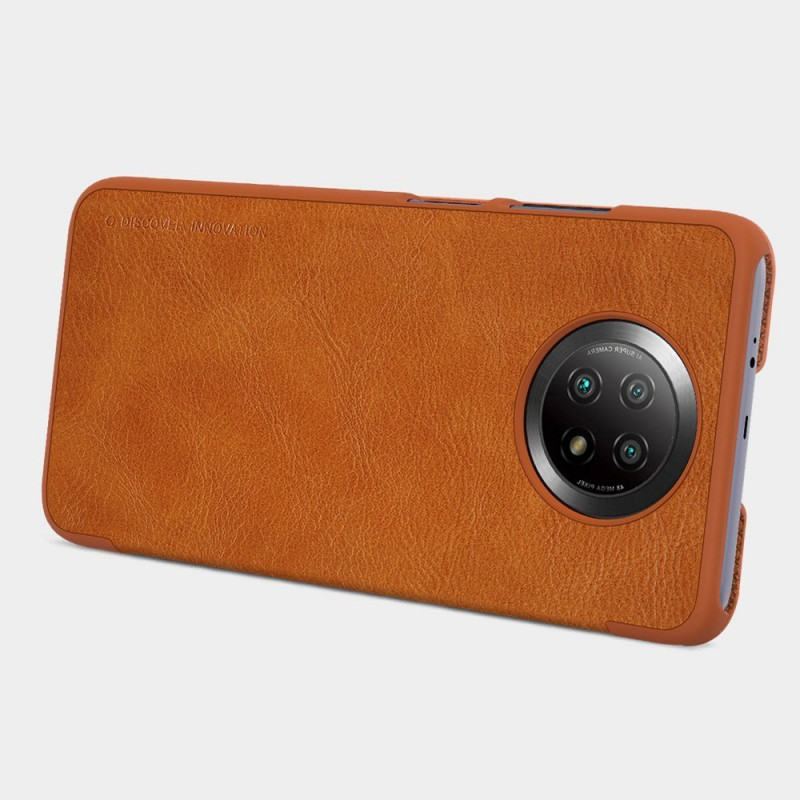 [CR] Nillkin Θήκη Qin για Xiaomi Redmi Note 9T 5G, Καφέ (επιστροφή πελάτη)