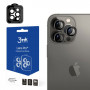 3MK Lens Protection Pro προστατευτικό φακού κάμερας από γυαλί για Apple iPhone 13 Pro / 13 Pro Max, γκρι γραφίτη