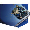 3MK Lens Protection Pro προστατευτικό φακού κάμερας από γυαλί για Apple iPhone 13 Pro / 13 Pro Max, γκρι γραφίτη