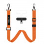 Tech-Protect C6S Rope Crossbody κορδόνι για κινητό, Cosmic Orange