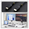 StarTech.com HDMI21-CBL-SLIM-1M Καλώδιο HDMI 2.1 Ultra High Speed, 1 m, Μαύρο