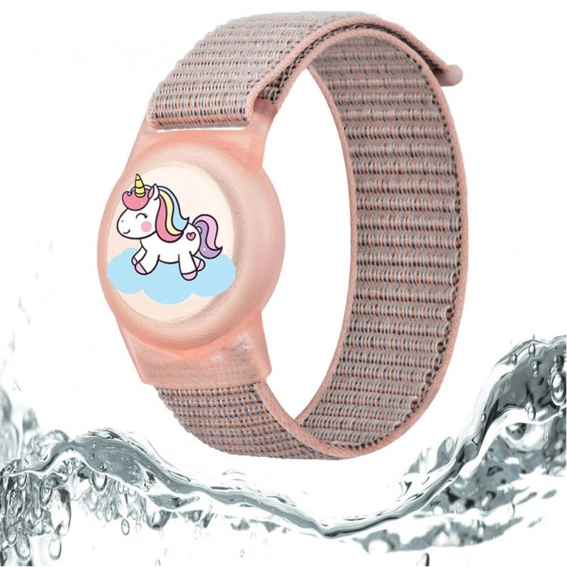 Tech-Protect Nylon For Kids λουράκι για Apple AirTag 1 / 2, Magic Pony