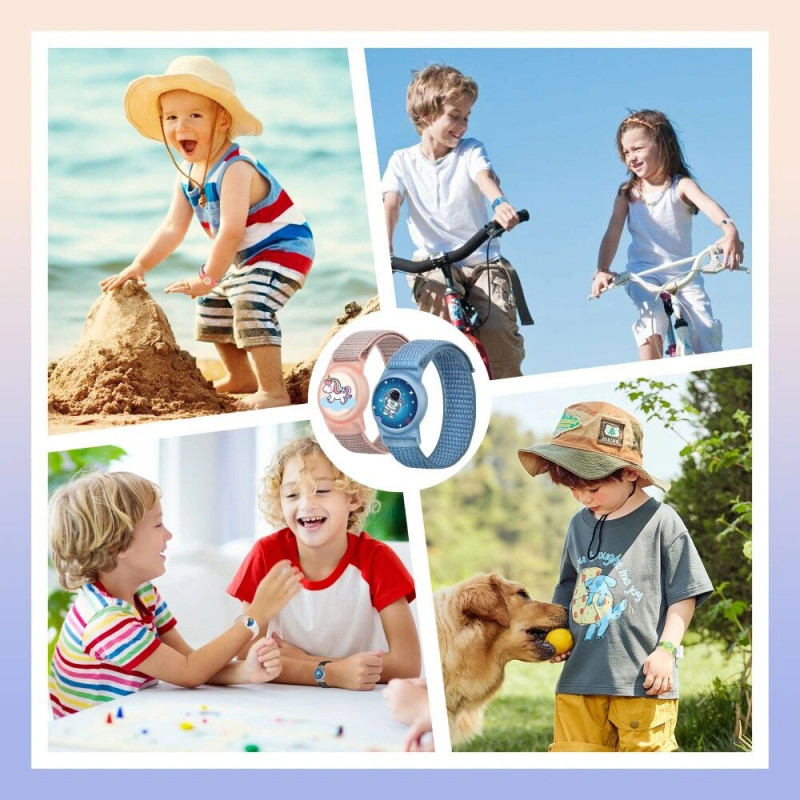Tech-Protect Nylon For Kids λουράκι για Apple AirTag 1 / 2, Magic Pony