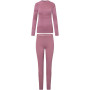 Viking Gasher Lady Set Merino Γυναικεία Εσώρουχα, Ροζ, M